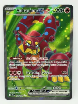 Pokemon TCG Journey Together Volcanion EX Holo Ultra Rare Card 171/159 - Image 1