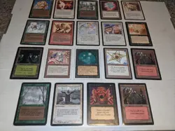 MTG Lot 19 OLD & VINTAGE Cards! ALPHA, BETA, Unlimited, Legends, Reserved List! - Image 1