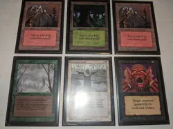 MTG Lot 19 OLD & VINTAGE Cards! ALPHA, BETA, Unlimited, Legends, Reserved List! - Image 2