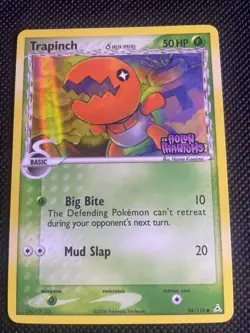 Pokemon Trapinch (Delta Species) 84/110 Holon Phantoms Reverse Holo 50 HP Card - Image 1