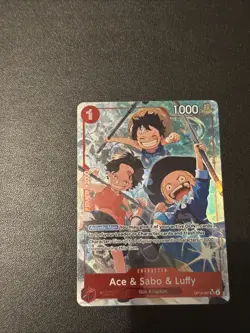 Ace & Sabo & Luffy (Alternate Art) OP13-007 Carrying On His Will Foil - Image 5