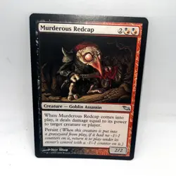 Murderous Redcap 192 Uncommon Shadowmoor Magic: The Gathering Lightly Played - Image 1