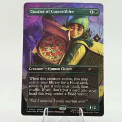 MTG Unique Promos - Courier of Comestibles (Borderless) [FOIL] - PRM - NM - Image 1