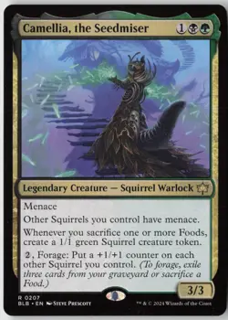 Camellia, the Seedmiser (207) - Normal - Bloomburrow (BLB) - NM - Image 1