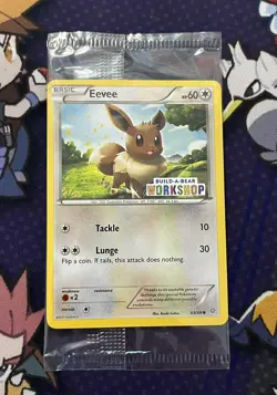 Pokemon Card Eevee Build a Bear Workshop Promo Ancient Origins 63/98 SEALED - Image 1