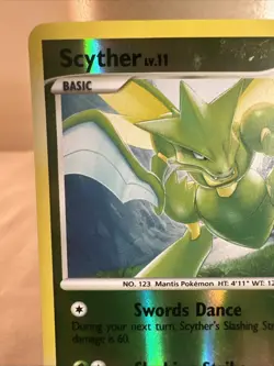 Pokemon Scyther 49/100 Stormfront Reverse Holo Card - Image 2