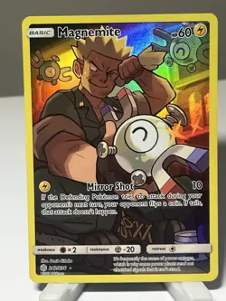 Magnemite (Secret) 242/236 SM - Cosmic Eclipse - Secret Rare Pokemon TCG Holo NM - Image 1