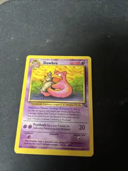 Slowbro 43/62 Uncommon Fossil Pokemon Card D1 - Image 1