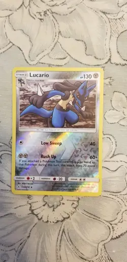 Lucario - 126/214 - Reverse Holo Rare NM, Pokemon Card SM Unbroken Bonds 2019 - Image 1