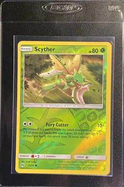 Scyther Reverse Holo Common 3/214 Pokemon TCG Sun & Moon Lost Thunder NM - Image 3