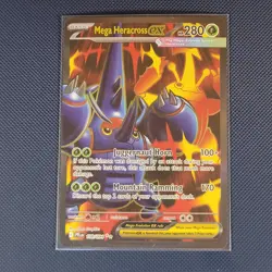 Pokemon Cards - Mega Heracross Ex 108/094 - Phantasmal Flames - M/NM - Image 1