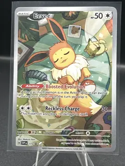 Pokemon - Eevee Sv: Scarlet & Violet - Holo Full Art Promo Near Mint - Image 1