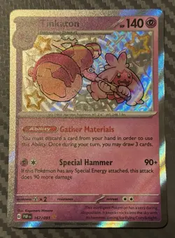 Pokemon TCG Paldean Fates Tinkaton 167/091 Shiny - Image 1