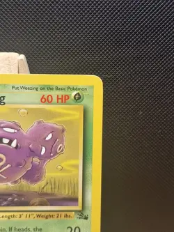 Pokemon 1999 WOTC 1st Edition Fossil Weezing 45/62 - Excellent - Image 4