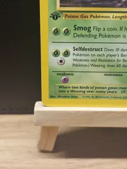 Pokemon 1999 WOTC 1st Edition Fossil Weezing 45/62 - Excellent - Image 5