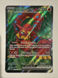Pokemon TCG Volcanion EX 171/159 Ultra Rare Mint NM Condition - Image 1