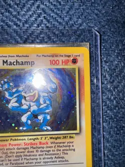 Machamp 8/102 1st Edition Holo Pokemon Base Set. Excellent Condition - Image 3