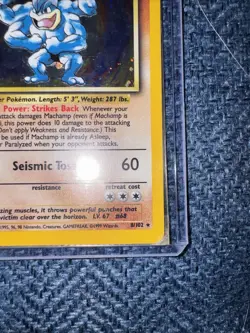 Machamp 8/102 1st Edition Holo Pokemon Base Set. Excellent Condition - Image 4