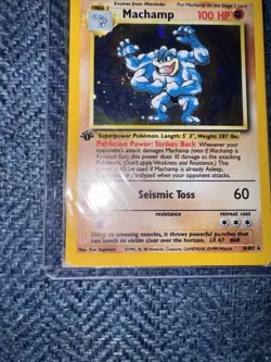 Machamp 8/102 1st Edition Holo Pokemon Base Set. Excellent Condition - Image 5