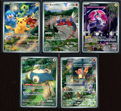 COMPLETE Scarlet Violet Pokemon Center ETB Stamped Promo Set Pikachu Charmander - Image 2