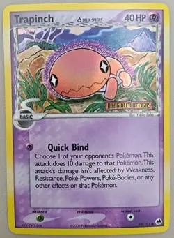 Trapinch Delta Species 69/101 Dragon Frontiers Reverse Holo Pokemon TCG - MP - Image 1