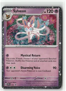 Sylveon 172 Holo Scarlet & Violet Promo Pokemon TCG NM - Image 1