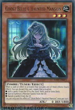 YUGIOH RA01-EN011 Ghost Belle & Haunted Mansion ULTRA Rare 1st Edition NM - Image 1