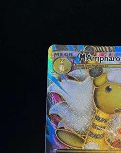 Pokemon TCG Mega M Ampharos EX Full Art 88/98 XY Ancient Origins LP - Image 2