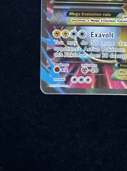 Pokemon TCG Mega M Ampharos EX Full Art 88/98 XY Ancient Origins LP - Image 4