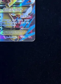 Pokemon TCG Mega M Ampharos EX Full Art 88/98 XY Ancient Origins LP - Image 5