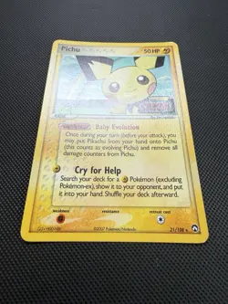 Pichu 21/108 EX Power Keepers Reverse Holo Pokemon Card NM- - Image 2