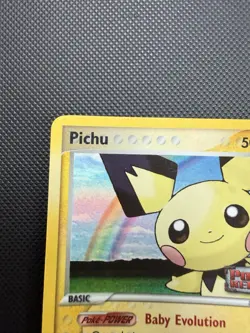 Pichu 21/108 EX Power Keepers Reverse Holo Pokemon Card NM- - Image 4