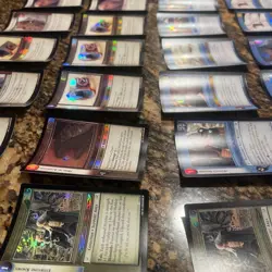 Lord of the Rings LOTR TCG Reflections Foil Cards All Foil Cards Lot Of 49 - Image 2