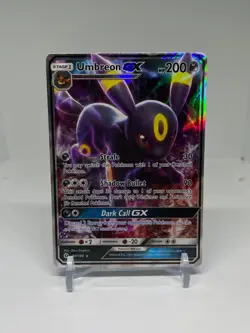 Umbreon GX 80/149 - Pokemon TCG Sun & Moon Base Set Ultra Rare Card NM/LP - Image 1