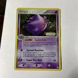 Pokemon Gengar 5/92 Legend Maker Reverse Holo Ultra Rare Stamped - Image 1
