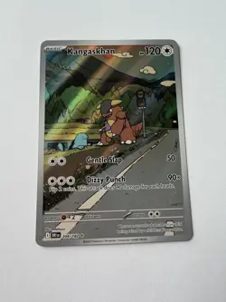 Pokemon Destined Rivals Kangaskhan 204/182 Illustration Rare - Near Mint - Image 1