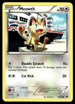 Meowth #80 - Pokemon Next Destinies - NM - Image 1