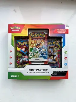 Pokemon First Partner Illustration Collection Series 1 Pack Box New Sealed Gen 1 - Image 1