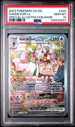 2023 POKEMON SVI EN-SCARLET & VIOLET #245 GARDEVOIR EX PSA 10 - Image 1