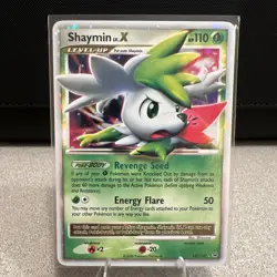Shaymin Lv.X (Sky Forme) 127/127 Platinum Holo Pokemon - Image 1