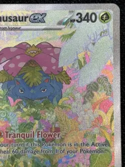 Venusaur ex 198/165 – Scarlet & Violet 151 SIR – Full Art Holo – Pokemon MEW NM - Image 4