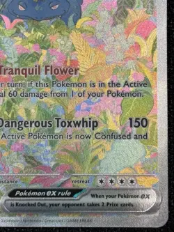 Venusaur ex 198/165 – Scarlet & Violet 151 SIR – Full Art Holo – Pokemon MEW NM - Image 5