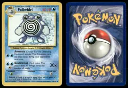 ✰ POLIWHIRL 38/102 UNCOMMON BASE SET UNLIMITED POKEMON ✰ HP - Image 1