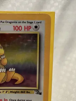 Pokemon Dragonite Holo Rare 4/62 Fossil English NM/MINT - Image 2