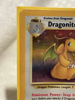 Pokemon Dragonite Holo Rare 4/62 Fossil English NM/MINT - Image 3