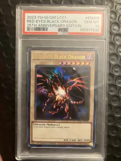 Red-Eyes B. Dragon LC01-EN006 Yu-Gi-Oh Legendary Collection Psa 10 - Image 1