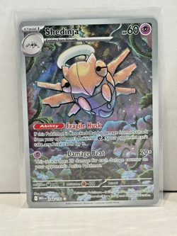 Shedinja 144/132 Illustration Rare Mega Evolution Pokemon Near Mint P09 - Image 1
