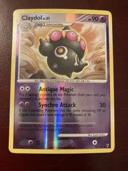 Claydol 22/147 Platinum Supreme Victors Reverse Holo 2009 Pokemon TCG Card NM - Image 1