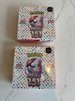 Pokemon Cards Scarlet & Violet Pokemon Card 151 Booster Box sv2a Sealed 2 box JP - Image 1