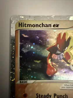 Hitmonchan ex 98/109 Ruby and Sapphire - Pokemon Card - Creased - Image 2